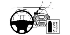 ProClip Monteringsbygel Hyundai IX35 10-13, Centrerad
