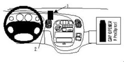 ProClip Monteringsbygel Hyundai H1 98-08, Centrerad