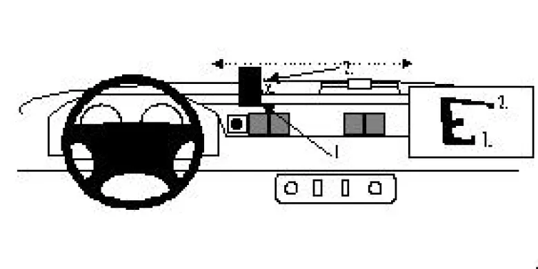 ProClip Monteringsbygel Landrover Defender 98-06, Centrerad