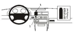 ProClip Monteringsbygel Landrover Range Rover 95-01, Centrerad