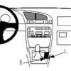 ProClip Monteringsbygel Mazda 121 96-02, Konsol