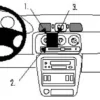 ProClip Monteringsbygel Nissan Micra 98-02, Centrerad