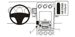 ProClip Monteringsbygel Nissan 350 Z 03-09, Centrerad