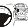ProClip Monteringsbygel Renault Kangoo 13-15, Centrerad