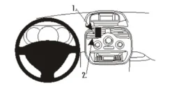 ProClip Monteringsbygel Renault Kangoo 13-15, Centrerad