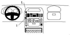 ProClip Monteringsbygel Renault Master 98-03, Centrerad