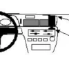 ProClip Monteringsbygel Toyota Carina 88-91, Centrerad