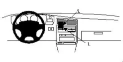 ProClip Monteringsbygel Toyota T100 95-98, Centrerad