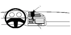 ProClip Monteringsbygel Toyota LandCruiser Hg 80 91-94, Centrerad