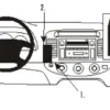 ProClip Monteringsbygel Toyota Camry 02-06, Centrerad