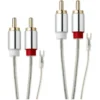 Pro-Ject Connect It Phono E RCA skivspelarkabel med jordledare, 1.23 meter