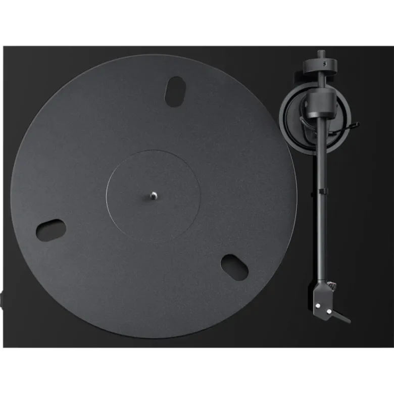 Pro-Ject E1.2 med Pick It MM E-pickup, pianosvart