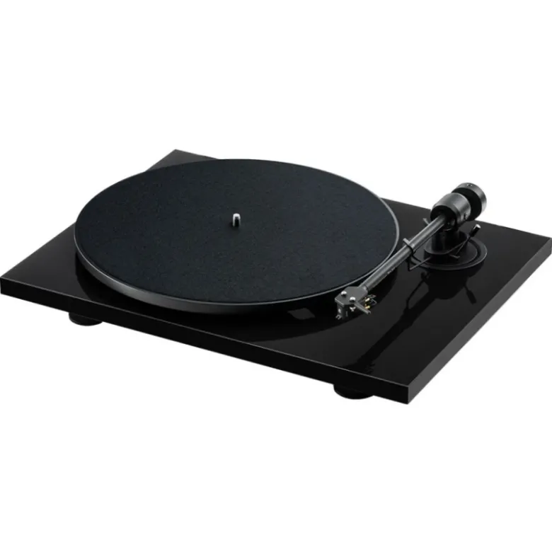 Pro-Ject E1.2 med Pick It MM E-pickup, pianosvart