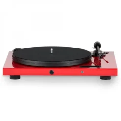 Pro-Ject Jukebox E1, skivspelare med inbyggd förstärkare, röd