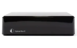 Pro-Ject Optical Box E Phono, RIAA-steg med optisk ut, svart