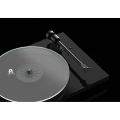 Pro-Ject T1 EVO skivspelare med OM10-pickup, pianosvart