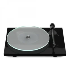 Pro-Ject T1 EVO skivspelare med OM10-pickup, pianosvart