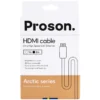 Proson Arctic HDMI-kabel 8K / 4K, 2 meter