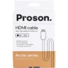 Proson Arctic HDMI-kabel 8K / 4K, 1 meter