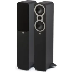 Q Acoustics 3040c golvhögtalare, mattsvart par