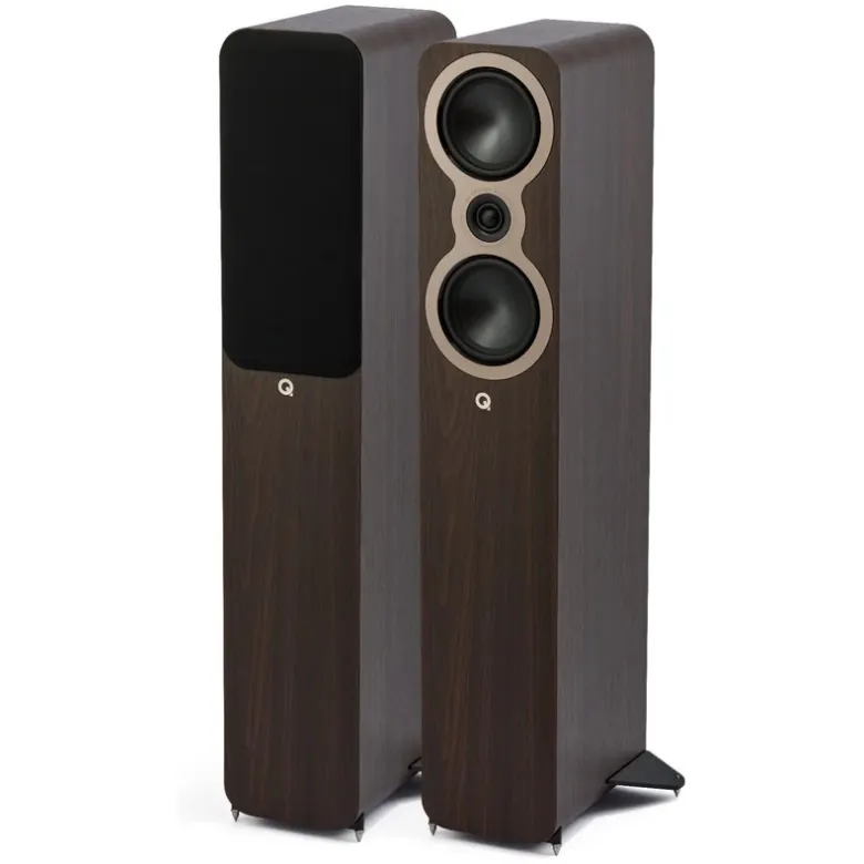 Q Acoustics 3040c golvhögtalare, valnöt par