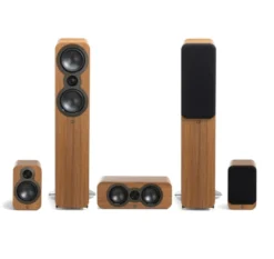 Q Acoustics 3050c 5.0 högtalarpaket med center och surround, ek