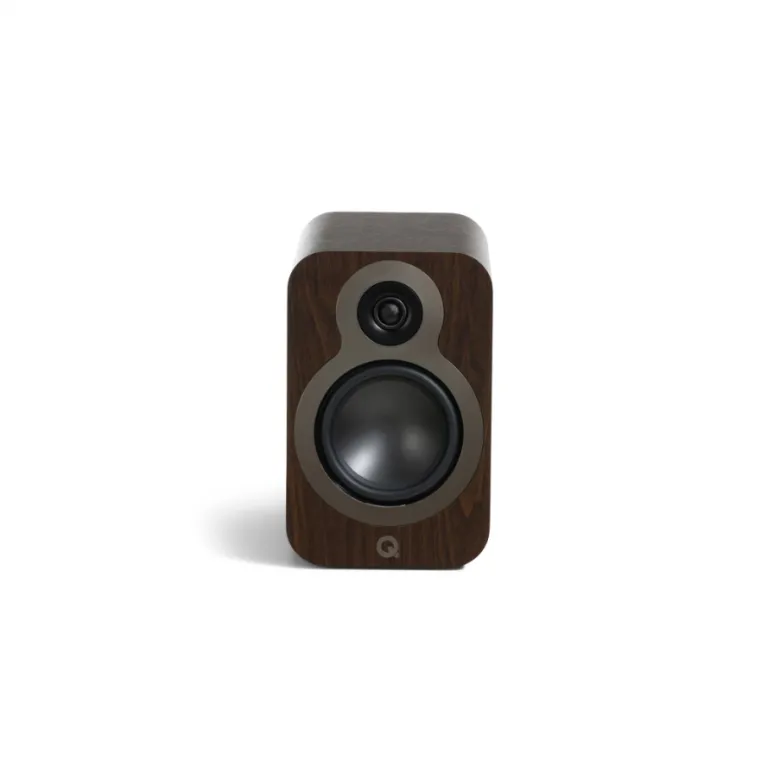 Q Acoustics 3050c 5.0 högtalarpaket med center och surround, valnöt