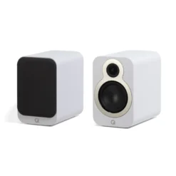 Q Acoustics 3050c 5.0 högtalarpaket med center och surround, vitt