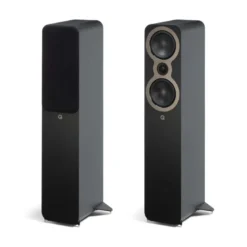 Q Acoustics 3050c 5.0 högtalarpaket med center och surround, svart