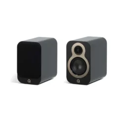 Q Acoustics 3010c stativhögtalare, mattsvart