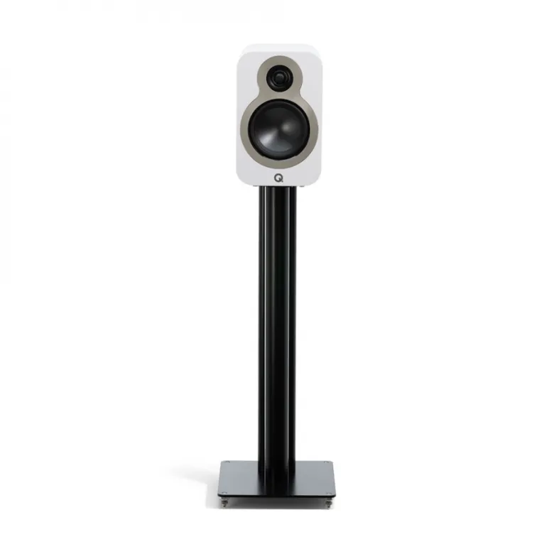 Q Acoustics 3020c stativhögtalare, mattvit