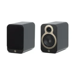 Q Acoustics 3020c stativhögtalare, mattsvart