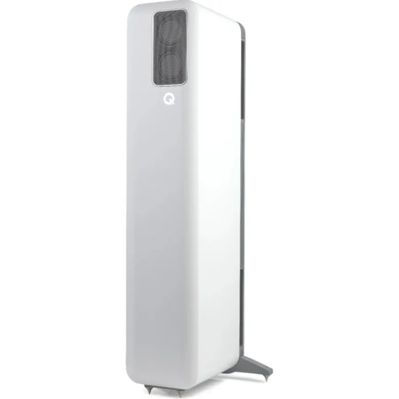 Q Acoustics QActive 400 aktiva golvhögtalare, mattvit par