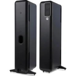 Q Acoustics QActive 400 aktiva golvhögtalare, mattsvart par