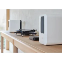 Q Acoustics QActive 200 aktiva stativhögtalare, mattvit par