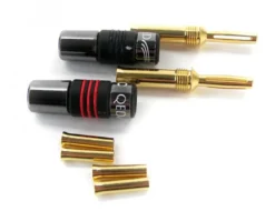 Qed Airloc Banan 4mm 1Röd 1Svart