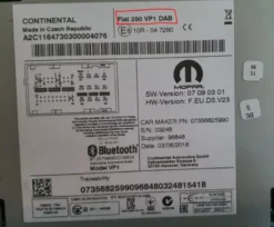 Rattstyrningskablage Fiat Ducato 2015