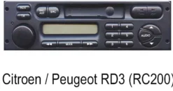 Rattstyrningskablage Peugeot 206/307/406/607/807/Partner