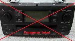 Rattstyrningskablage Toyota med slutsteg