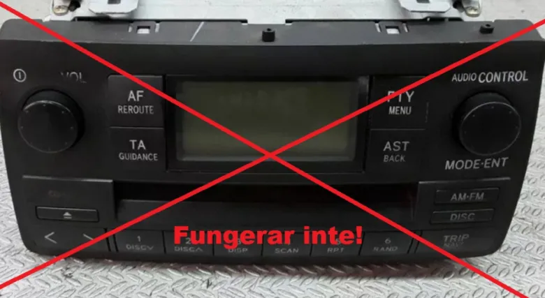 Rattstyrningskablage Toyota 2001 - 2011 För JBL system