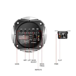 Recoil ATC500.1, monoblock för inbyggnad