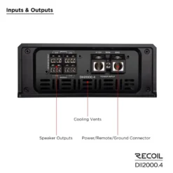 Recoil DII 2000.4, fyrkanaligt slutsteg