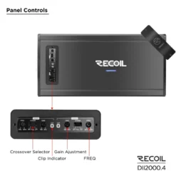 Recoil DII 2000.4, fyrkanaligt slutsteg