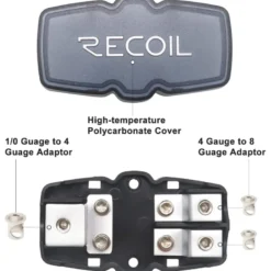 Recoil MFH12 Mini-ANL säkringshållare 1x50mm² till 2x20mm²