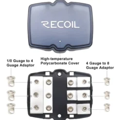 Recoil MFH13 Mini-ANL säkringshållare 3x50mm² till 3x20mm²