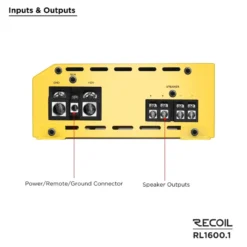 Recoil RL1600.1, monoblock