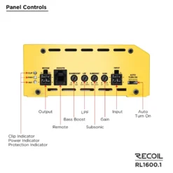 Recoil RL1600.1, monoblock