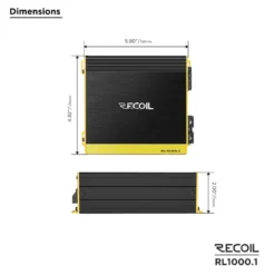 Recoil RL1000.1, monoblock