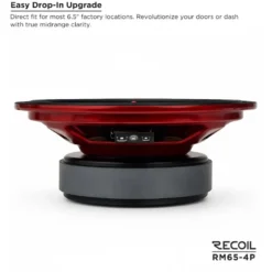 Recoil RM65-4P, 6.5-tums mellanregister, par