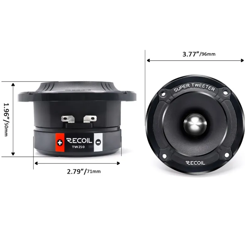 Recoil TW250 horndiskant, par
